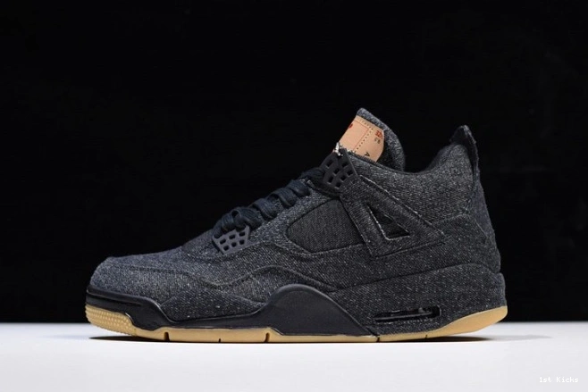 'black' x Jordan Air Levi's 4 BestValue 1062 AO2571- 0112